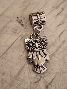 OWL  6 Charm for European Style Bracelets Fits Pandora Systems